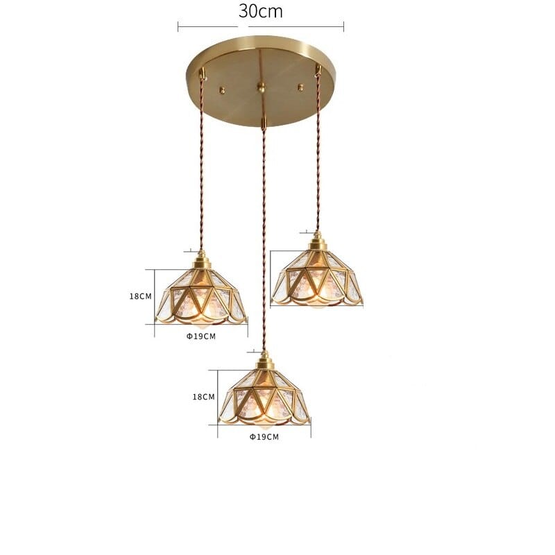 Vintage Glass Pendant Lights
