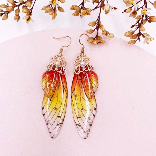 Fairy Wings Earrings Colorful Edition