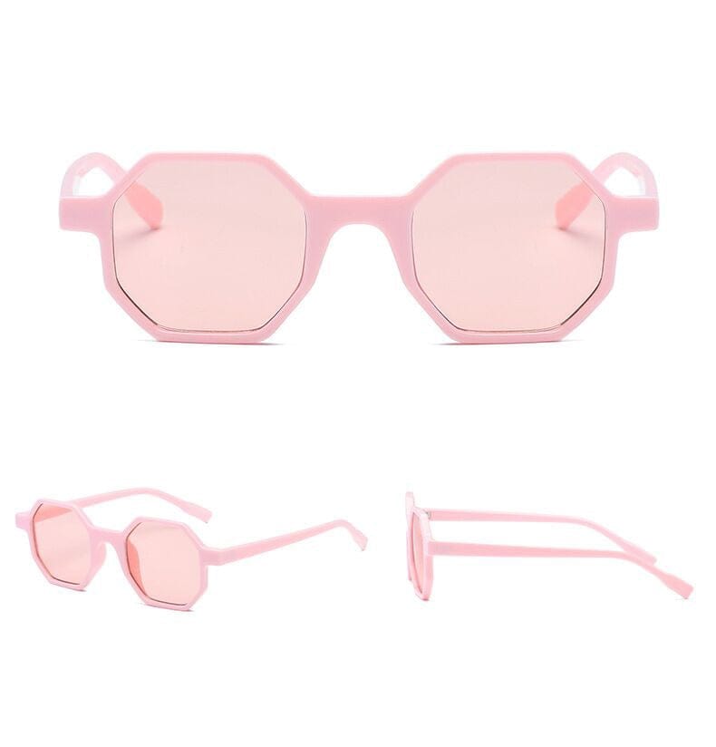 Hexagonal Retro Vintage Sunglasses
