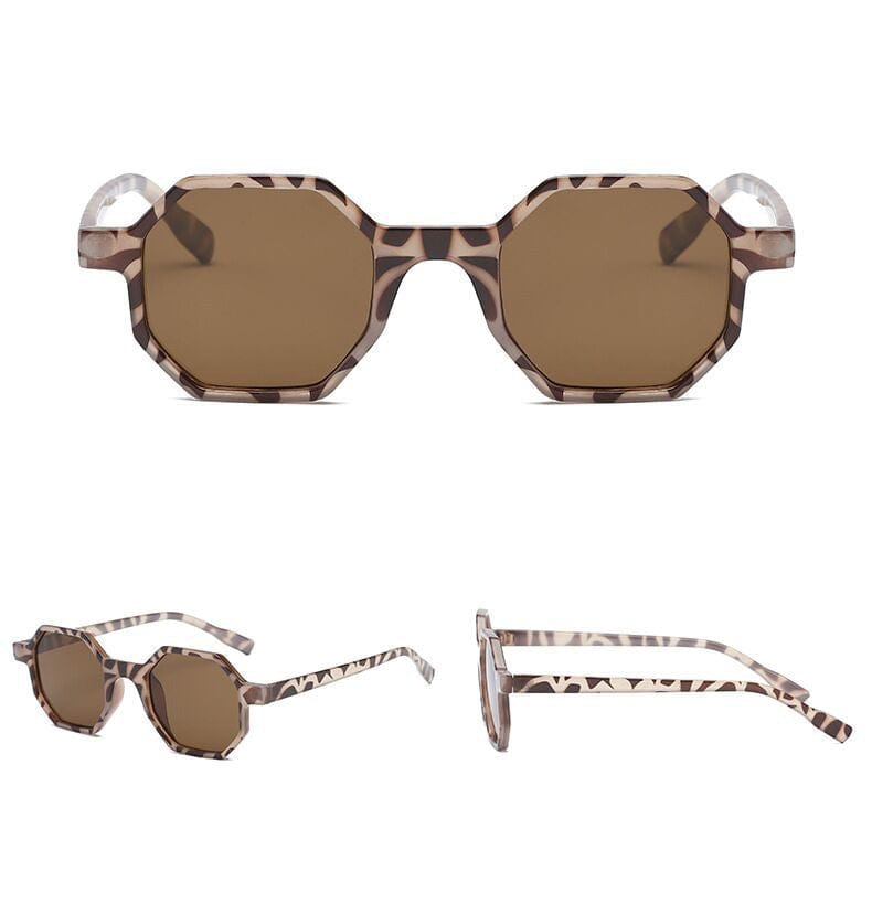 Hexagonal Retro Vintage Sunglasses