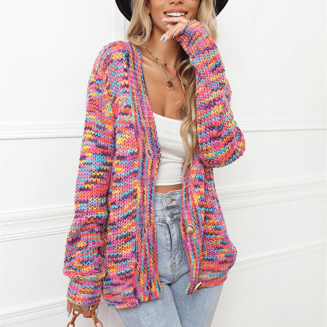 Iridiana Multicolor Cardigan