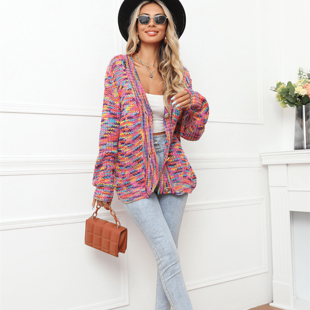 Iridiana Multicolor Cardigan