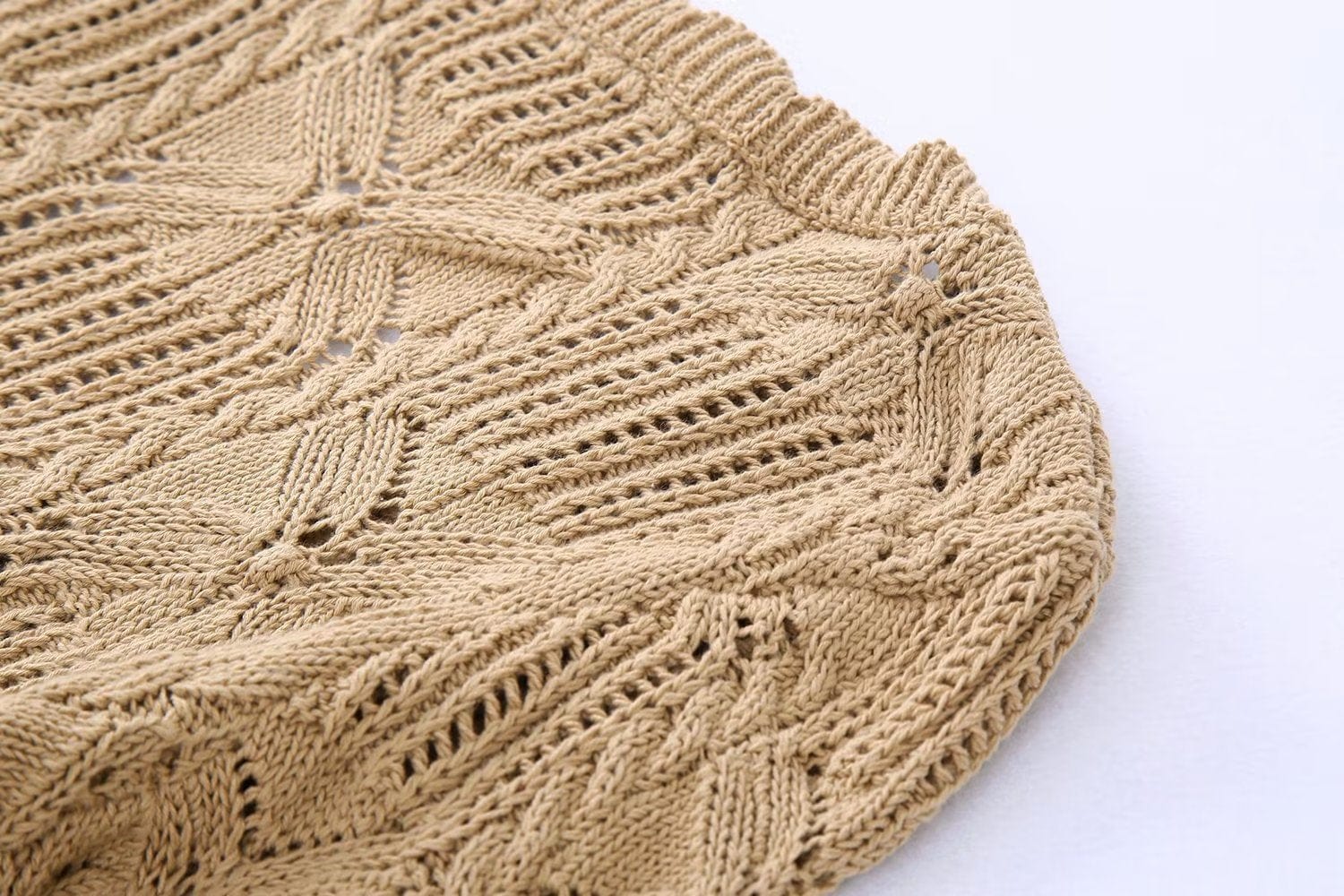 Meridian Hollow Out Crop Cardigan