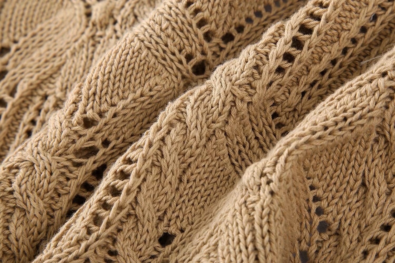 Meridian Hollow Out Crop Cardigan