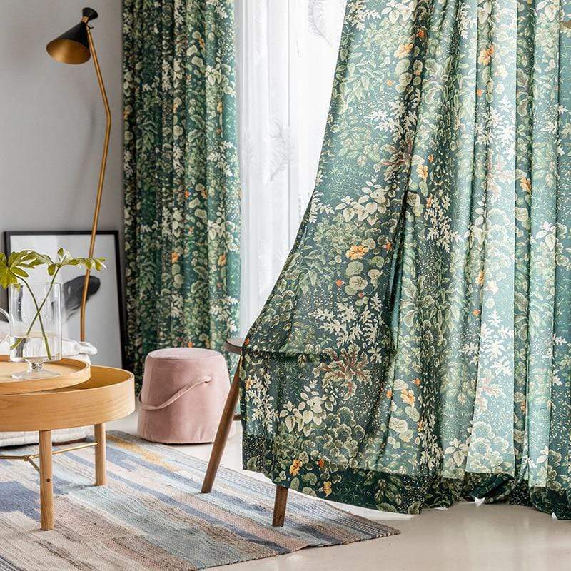 Green Garden Curtains