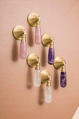 Natural Crystal Cabinet Knob