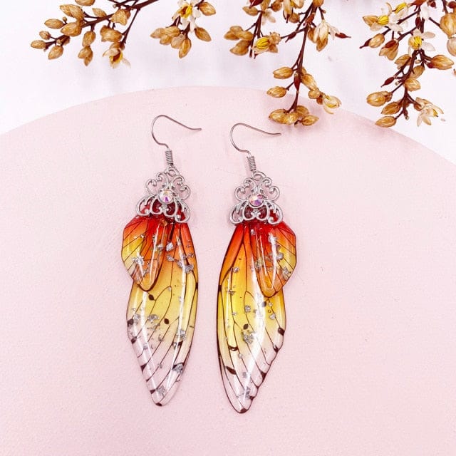 Fairy Wings Earrings Colorful Edition