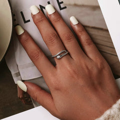 Sterling Silver Snake Ring