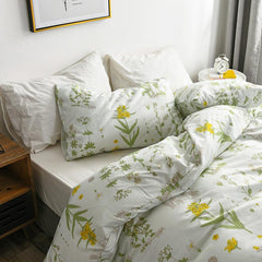 Super Soft Floral Pattern Duvet Cover Set