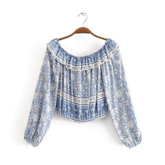 Thalia Floral Off Shoulder Blouse