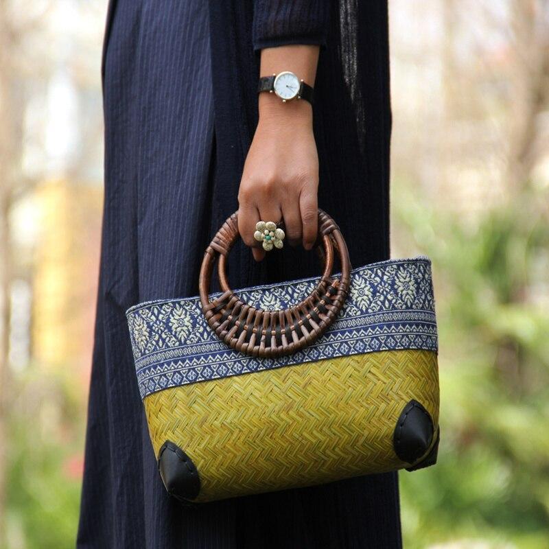 Vintage Bamboo Handbag