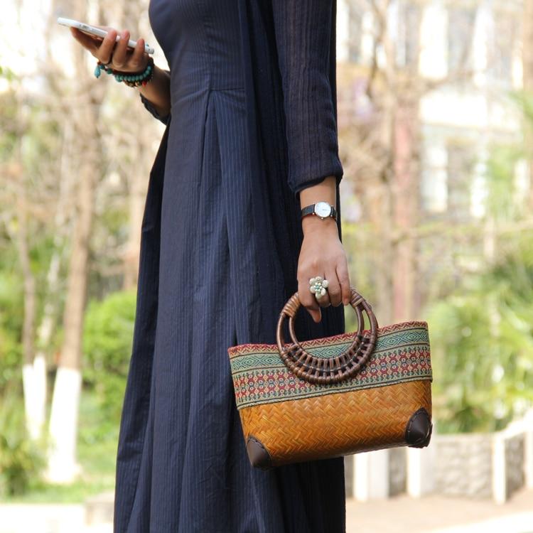 Vintage Bamboo Handbag