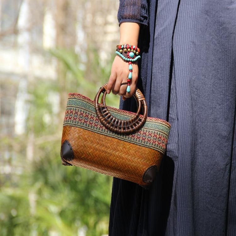 Vintage Bamboo Handbag