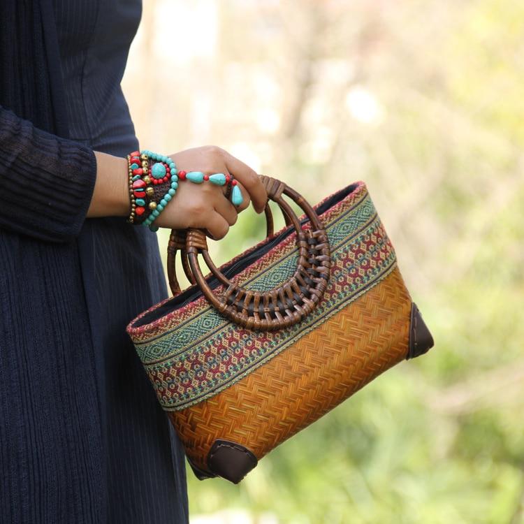 Vintage Bamboo Handbag