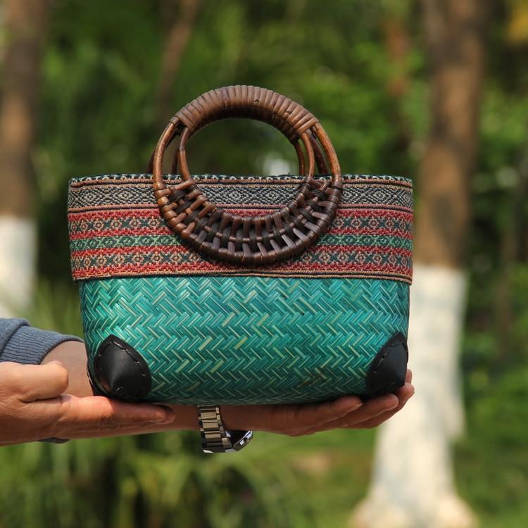 Vintage Bamboo Handbag