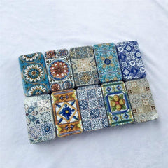 Vintage Geometric Design Organizer Box