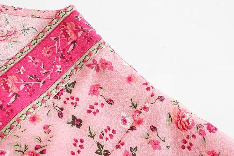 Wylie Vintage Multi Floral Maxi Dress