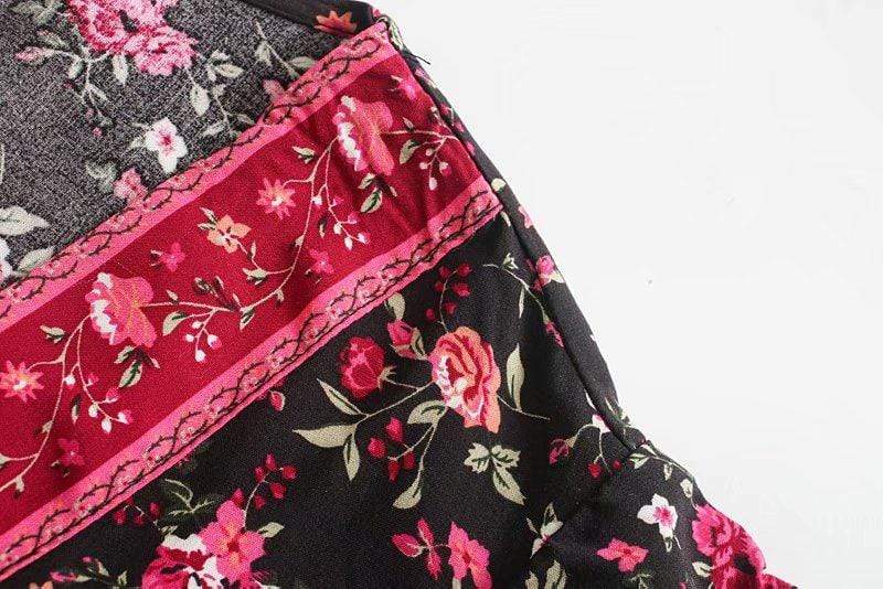Wylie Vintage Multi Floral Maxi Dress