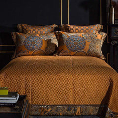Wynn Luxury Gold Duvet Cover &  Shams 600tc