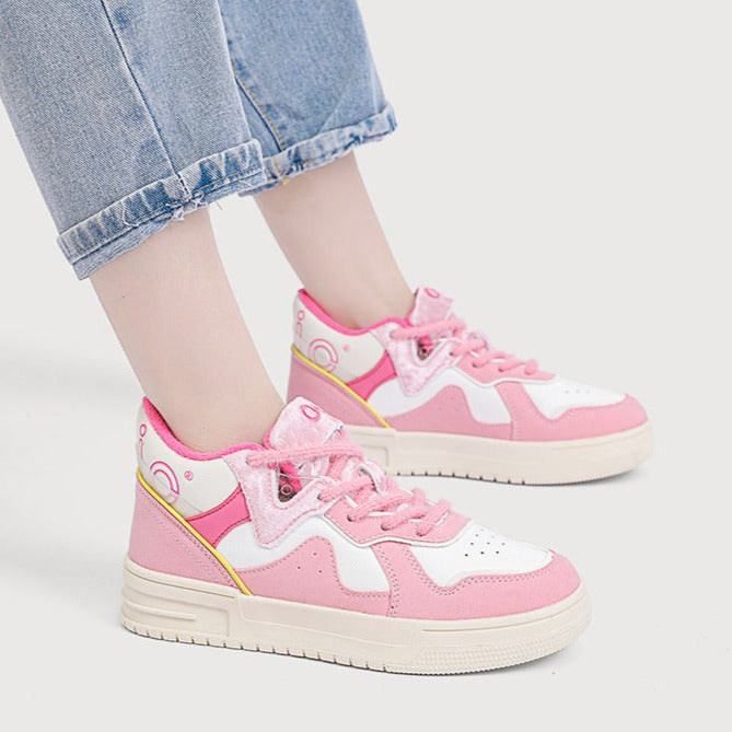 Kawaii Pink Sneakers Shoes