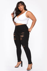 Tris II Skinny Jeans - Black