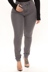 The Right Angles Skinny Jeans - Grey