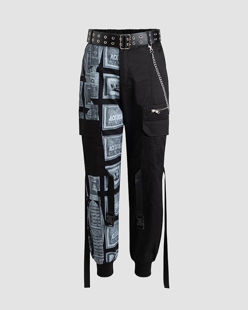 Gothica Slayer Belt Pants