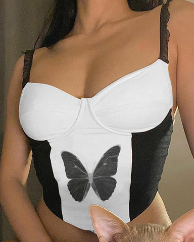 Enchanted Butterfly Corset Top