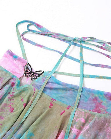 Watermarbled Butterfly Skirt