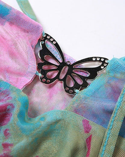 Watermarbled Butterfly Skirt
