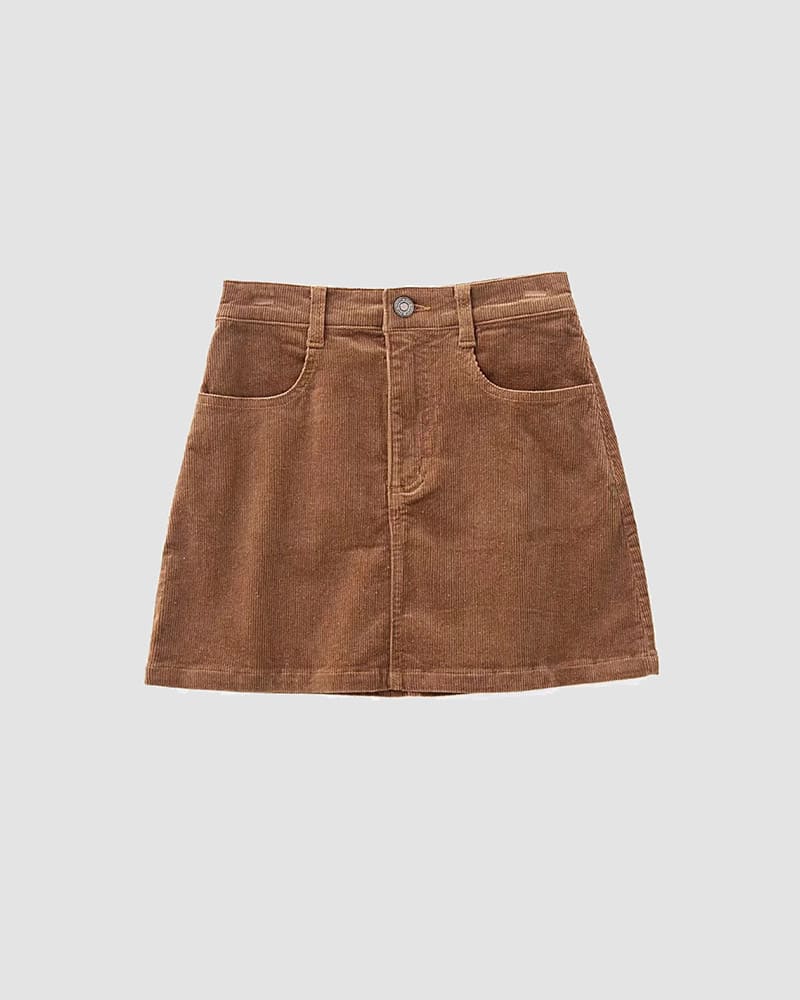 Out of the Woods Corduroy Skirt