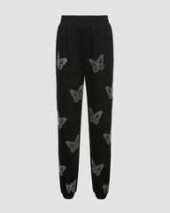 Diamante Butterfly Jogger