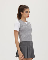 Oxford Cable Vest Top