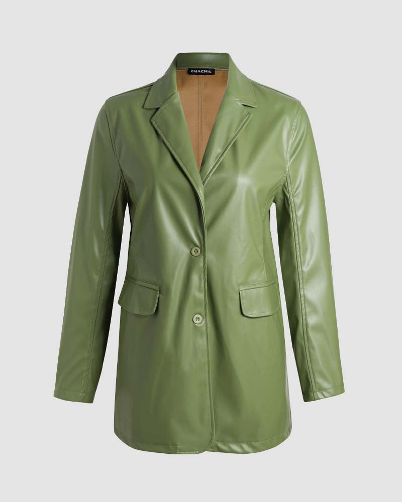 Asterworth Kunstlederblazer