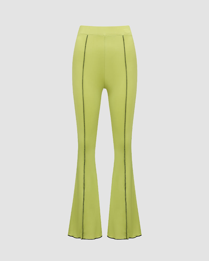 Coveness Flare High Waisted Trousers