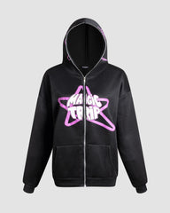 Magic Trip Graphic Zip Hoodie