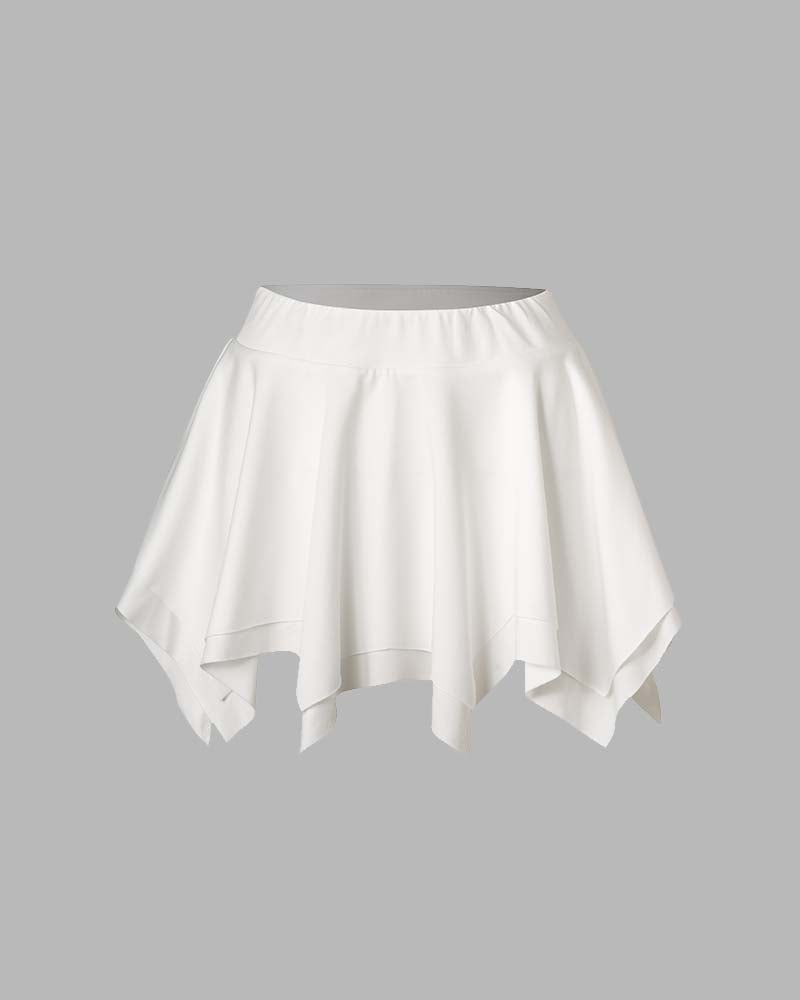 Venus Pearl Asymmetric Skirt