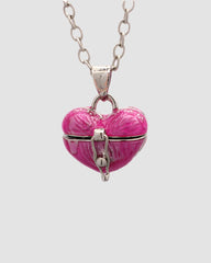 Heart Locket Chain Necklace