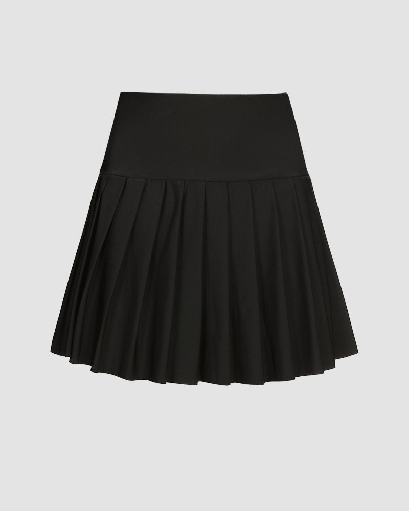 Side Pocket Pleated Freedom Skirt