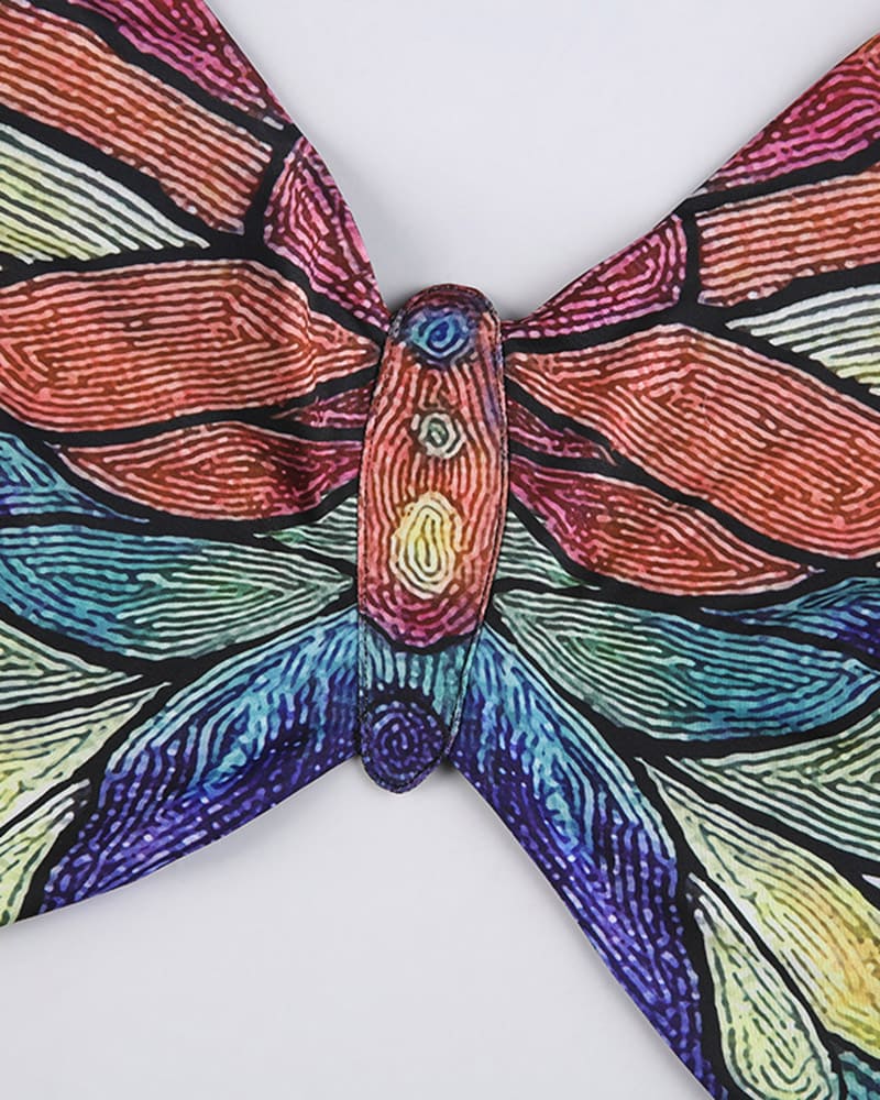 Kamehameha Butterfly Top
