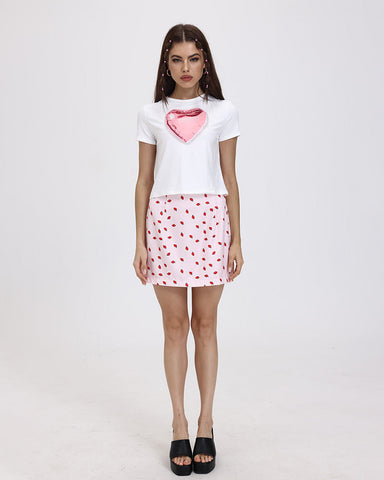 Eternal Strawberry Farm Skirt