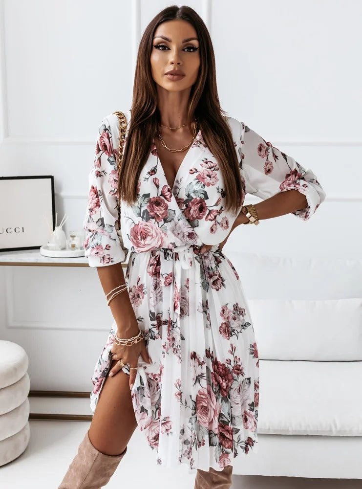 Truffle Floral Tie Dress