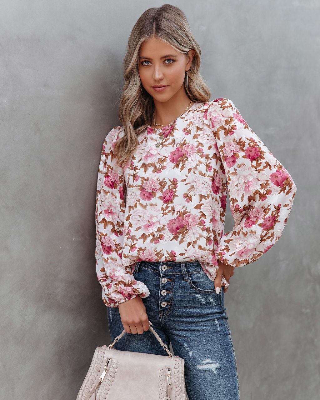 Truffle Floral Blouse