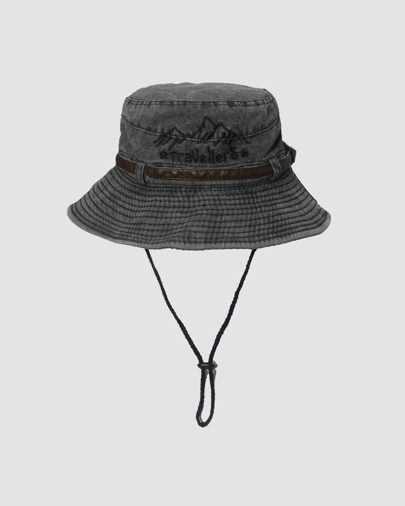 Gone Fishing Belted Bucket Hat