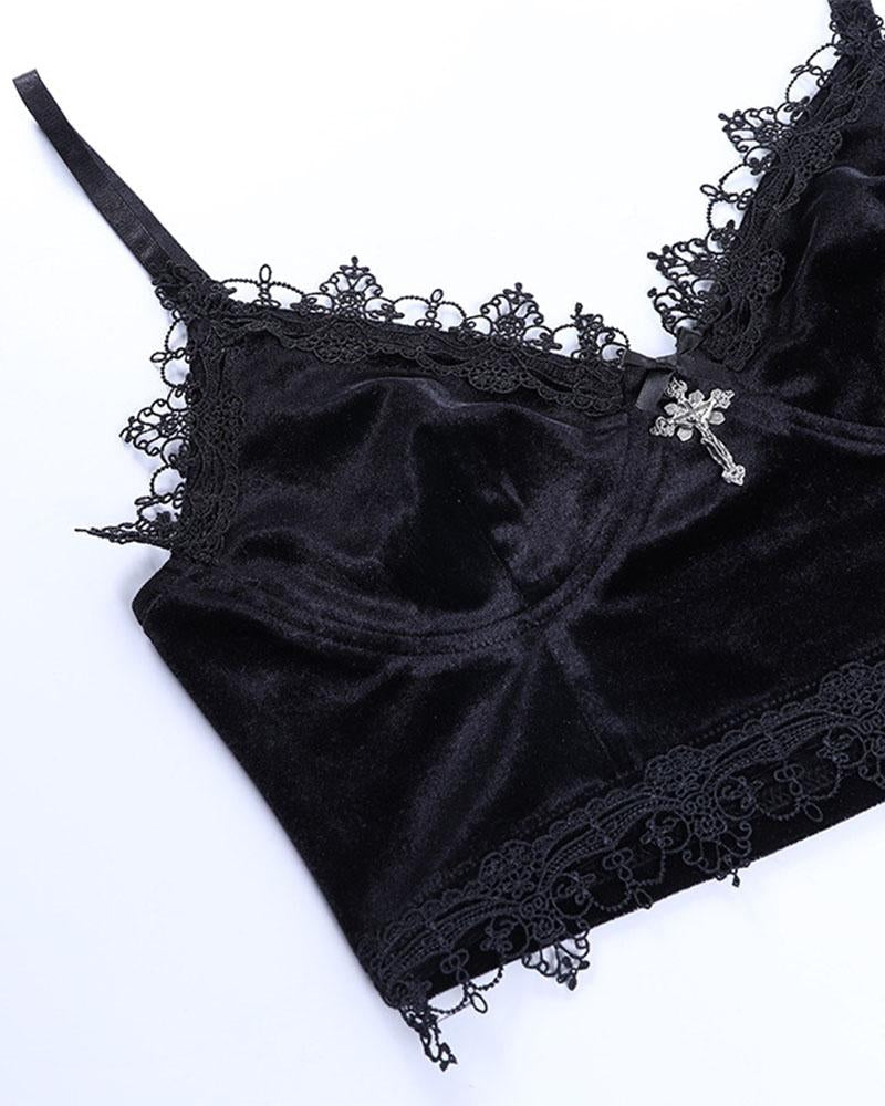Gothica Marie Lace Corset Top