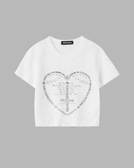 Unhearted Cross Graphic T-Shirt