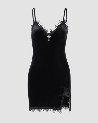 Gothica Marie Lace Cami Dress