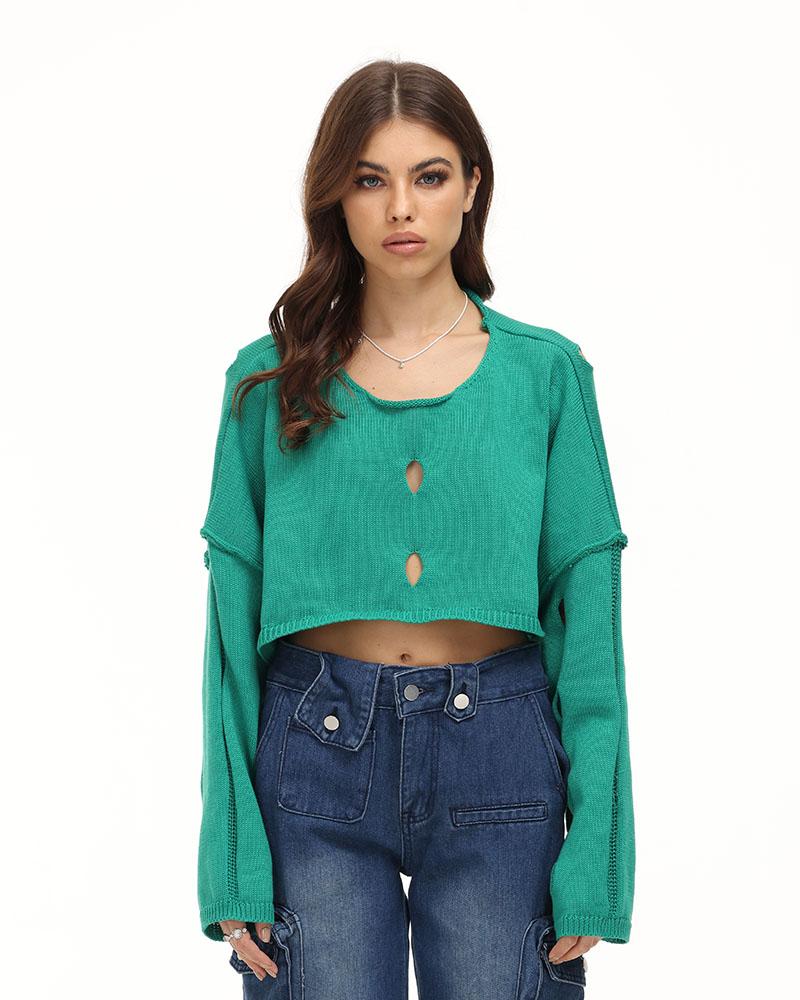 Aurora Paragon Knit Cropped Jumper