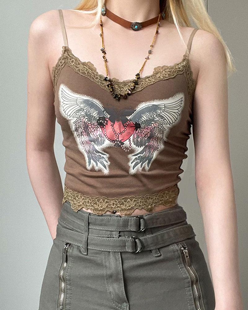 Preserved Heart Angel Cami Top