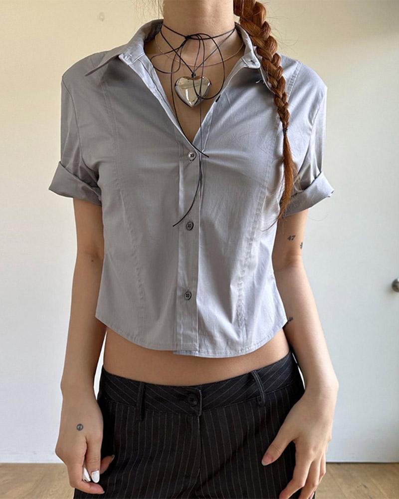 Cloud Coven Cropped Blouse